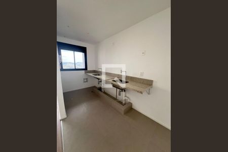 Sala/ cozinha  de apartamento à venda com 1 quarto, 44m² em Vila da Serra, Nova Lima