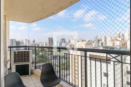 Varanda da Sala de apartamento à venda com 2 quartos, 74m² em Brooklin Paulista, São Paulo