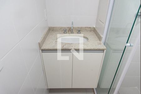 Banheiro de kitnet/studio para alugar com 1 quarto, 19m² em Ipiranga, São Paulo