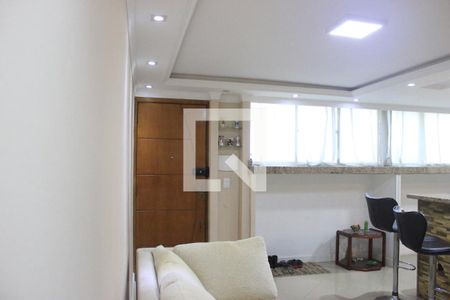 Sala conjugada de apartamento à venda com 2 quartos, 64m² em Parque Cecap, Guarulhos