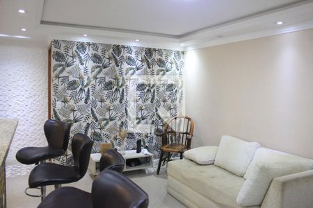 Sala conjugada de apartamento à venda com 2 quartos, 64m² em Parque Cecap, Guarulhos