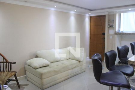 Sala conjugada de apartamento à venda com 2 quartos, 64m² em Parque Cecap, Guarulhos