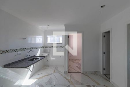 Sala e Cozinha Integrada de apartamento para alugar com 2 quartos, 43m² em Vila Marieta, São Paulo