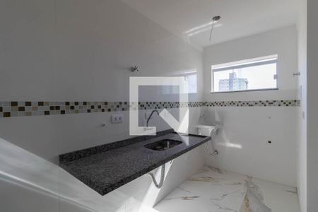 Sala e Cozinha Integrada de apartamento para alugar com 2 quartos, 43m² em Vila Marieta, São Paulo