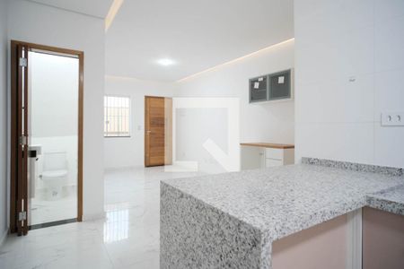 Sala/Cozinha de casa de condomínio à venda com 3 quartos, 110m² em Vila Guilhermina, São Paulo