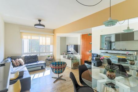 Sala de apartamento à venda com 3 quartos, 85m² em Cidade Monções, São Paulo