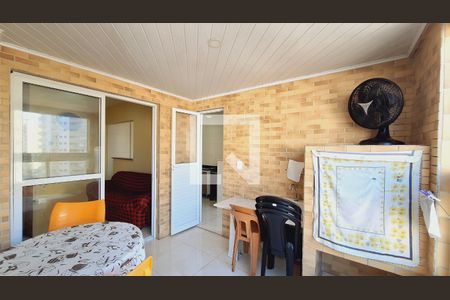 Churrasqueira de apartamento para alugar com 1 quarto, 55m² em Boqueirão, Praia Grande