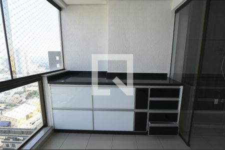 Varanda da Sala de apartamento para alugar com 3 quartos, 105m² em Setor Bueno, Goiânia