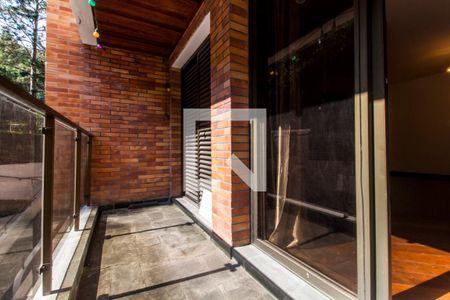 Varanda Sala  de apartamento à venda com 3 quartos, 120m² em Alphaville, Santana de Parnaíba