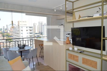 Sala de apartamento para alugar com 1 quarto, 48m² em Ipiranga, São Paulo