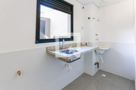 cozinha de apartamento à venda com 1 quarto, 31m² em Jardim Trussardi, São Paulo