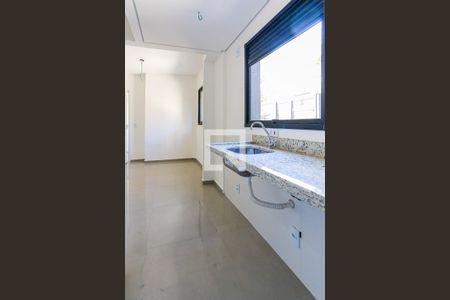 cozinha de apartamento à venda com 1 quarto, 31m² em Jardim Trussardi, São Paulo