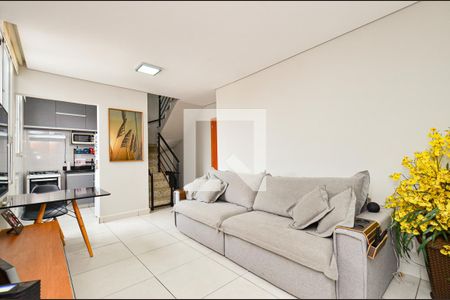 Sala de estar de apartamento à venda com 2 quartos, 126m² em Fernão Dias, Belo Horizonte