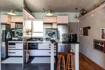 Cozinha de kitnet/studio à venda com 1 quarto, 50m² em Santa Cecília, São Paulo