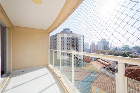 Varanda da sala de apartamento à venda com 3 quartos, 90m² em Vila Floresta, Santo André