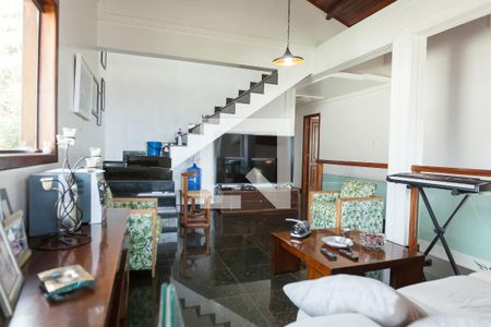 sala tv de casa de condomínio à venda com 7 quartos, 780m² em Vereda das Gerais, Nova Lima