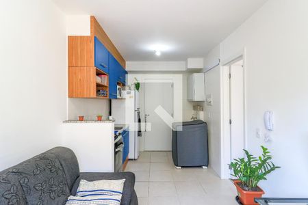 Sala de apartamento para alugar com 1 quarto, 27m² em Jardim Mirante, São Paulo