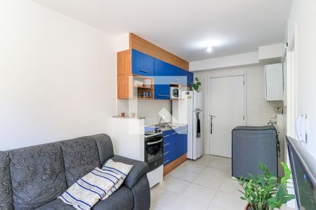 Sala de apartamento para alugar com 1 quarto, 27m² em Jardim Mirante, São Paulo