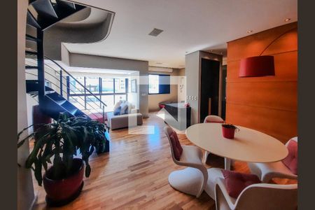 Sala de apartamento para alugar com 1 quarto, 230m² em Moema, São Paulo