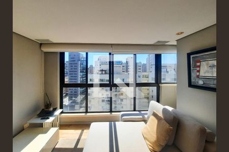 Sala de apartamento para alugar com 1 quarto, 230m² em Moema, São Paulo