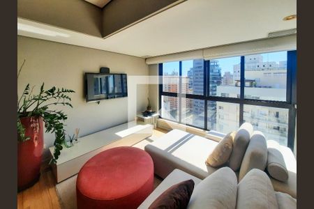 Sala de apartamento para alugar com 1 quarto, 230m² em Moema, São Paulo