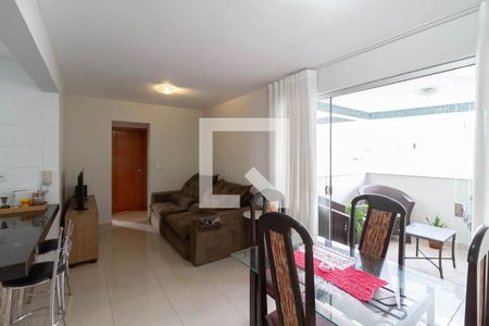 Sala de apartamento à venda com 2 quartos, 68m² em Castelo, Belo Horizonte