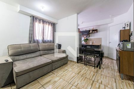 Sala de apartamento à venda com 2 quartos, 47m² em Vila América, Santo André