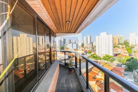 Varanda de apartamento à venda com 4 quartos, 197m² em Chácara Santo Antônio (zona Sul), São Paulo