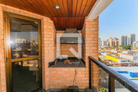 Varanda de apartamento à venda com 4 quartos, 197m² em Chácara Santo Antônio (zona Sul), São Paulo