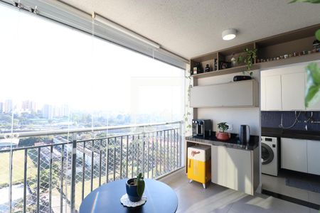 Varanda de apartamento à venda com 2 quartos, 62m² em Vila Anastácio, São Paulo