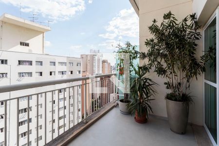 Varanda de apartamento à venda com 1 quarto, 104m² em Vila Nova Conceição, São Paulo