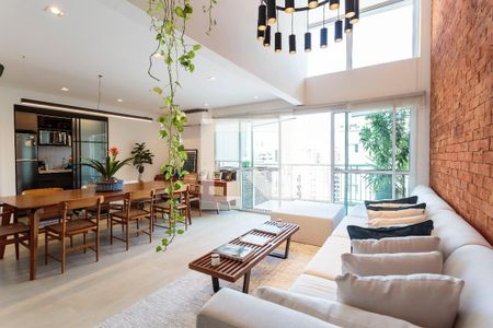 Sala de apartamento à venda com 1 quarto, 104m² em Vila Nova Conceição, São Paulo