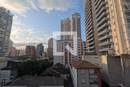 Vista da Varanda da Sala de apartamento para alugar com 4 quartos, 149m² em Gonzaga, Santos