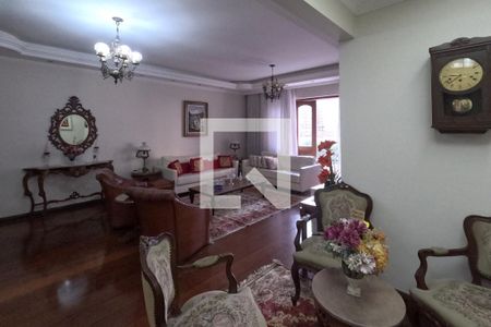 Sala dois ambientes de apartamento para alugar com 4 quartos, 149m² em Gonzaga, Santos