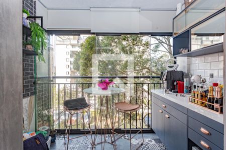 Varanda da Sala de apartamento à venda com 3 quartos, 62m² em Jardim Celeste, São Paulo