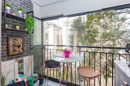 Varanda da Sala de apartamento à venda com 3 quartos, 62m² em Jardim Celeste, São Paulo