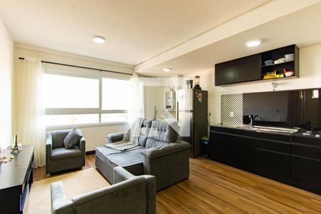 Sala/Cozinha de apartamento à venda com 2 quartos, 54m² em Harmonia, Canoas