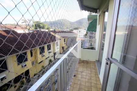 Varanda da sala de apartamento para alugar com 2 quartos, 50m² em Taquara, Rio de Janeiro