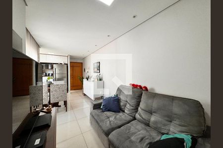 Sala de apartamento à venda com 2 quartos, 100m² em Jardim Ana Maria, Santo André