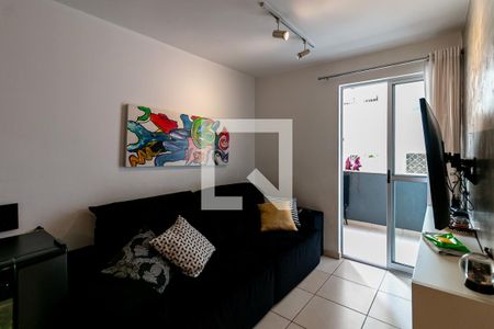 Sala de apartamento à venda com 3 quartos, 75m² em Grajaú, Belo Horizonte