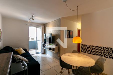 Sala de apartamento à venda com 3 quartos, 75m² em Grajaú, Belo Horizonte