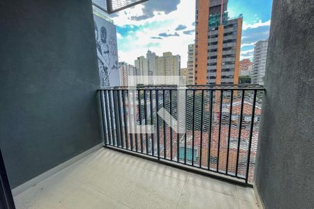 Varanda Sala de kitnet/studio para alugar com 1 quarto, 35m² em Pinheiros, São Paulo