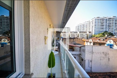 Varanda da Sala de apartamento à venda com 2 quartos, 67m² em Praça da Bandeira, Rio de Janeiro