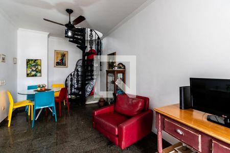 Sala de apartamento para alugar com 3 quartos, 140m² em Enseada, Guarujá