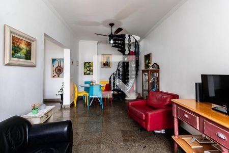 Sala de apartamento para alugar com 3 quartos, 140m² em Enseada, Guarujá