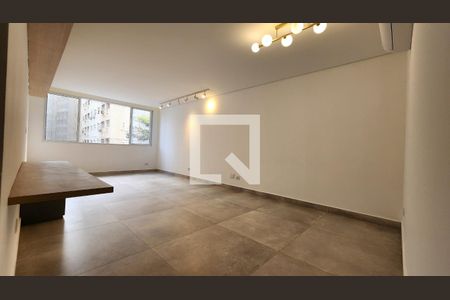 Sala de apartamento para alugar com 4 quartos, 127m² em Boqueirão, Santos