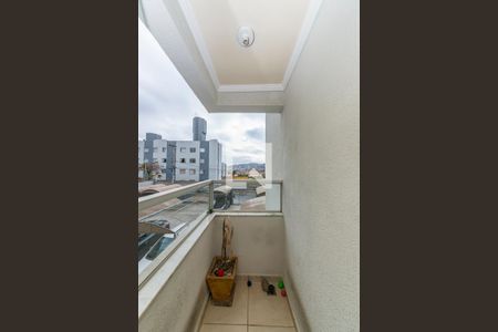 Varanda da Sala de apartamento à venda com 2 quartos, 59m² em Candelária, Belo Horizonte