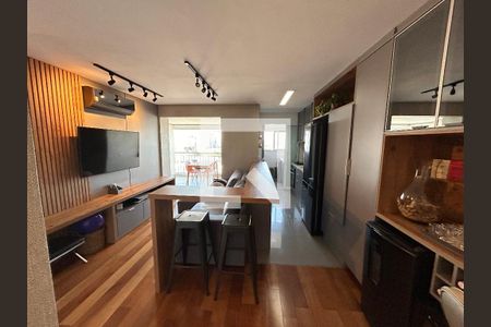 Sala/Cozinha de apartamento para alugar com 2 quartos, 70m² em Barra Funda, São Paulo