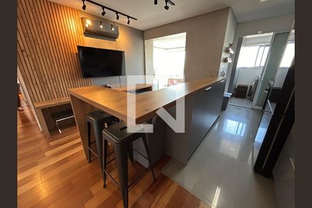 Sala/Cozinha de apartamento para alugar com 2 quartos, 70m² em Barra Funda, São Paulo