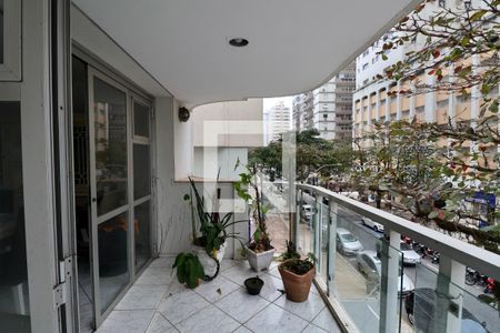 Varanda de apartamento para alugar com 4 quartos, 200m² em Centro, Guarujá